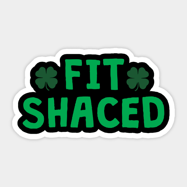 Fit Shaced Sticker by toddgoldmanart